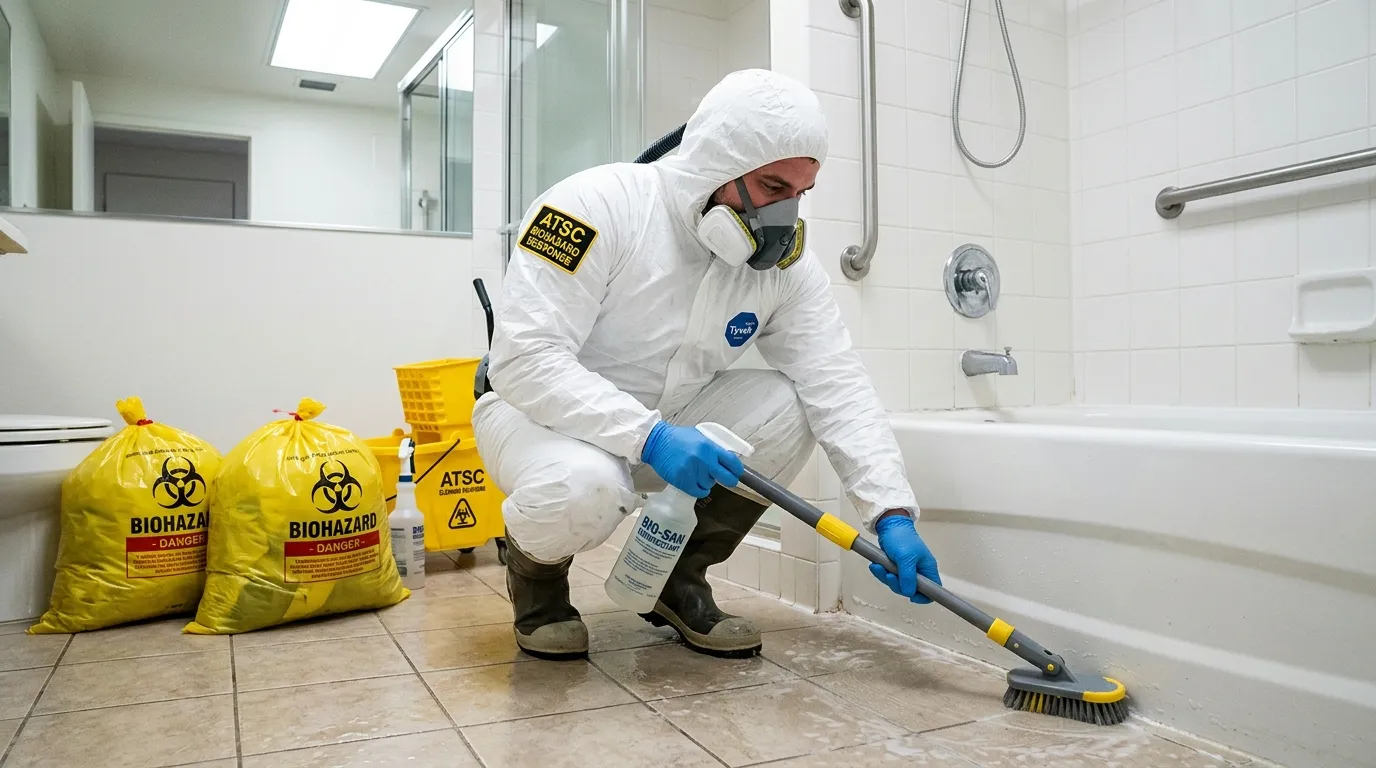 Decontamination equipment deployed for Blood Cleanup in Spokane